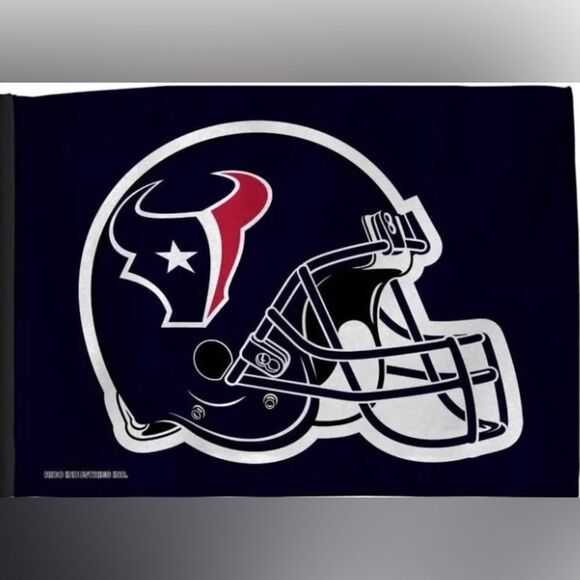 Houston Texans Flag, Football Fans, Mancave, Garden Banner Gift Grommets 5'x3' - Picture 1 of 1